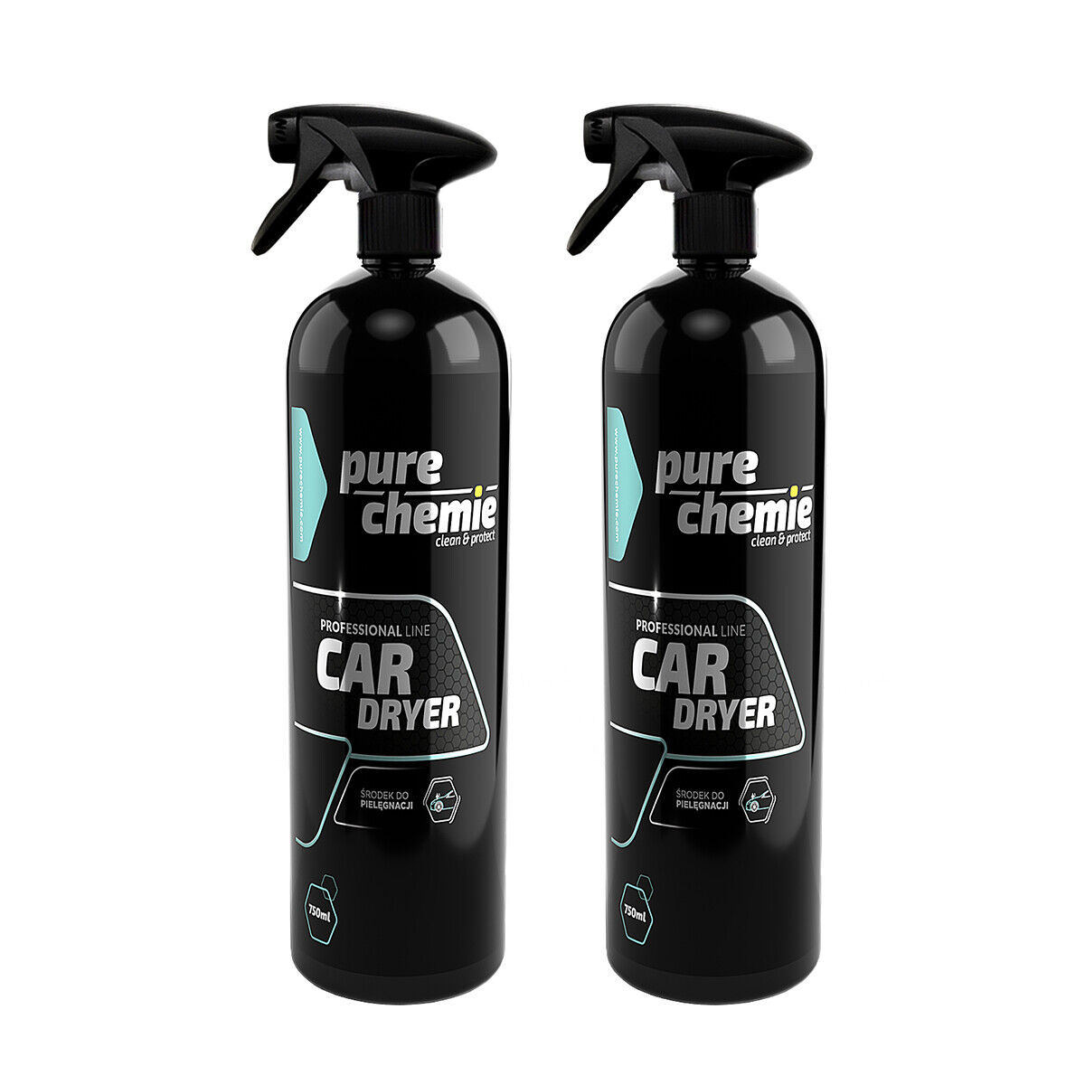 x2 Pure Chemie Car Dryer 750ml per asciugare e lucidare la vernice