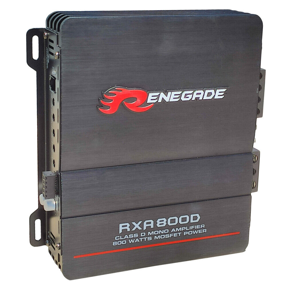1 amplificatore RENEGADE RXA800D RXA 800 D monofonico classe d 800 watt max car