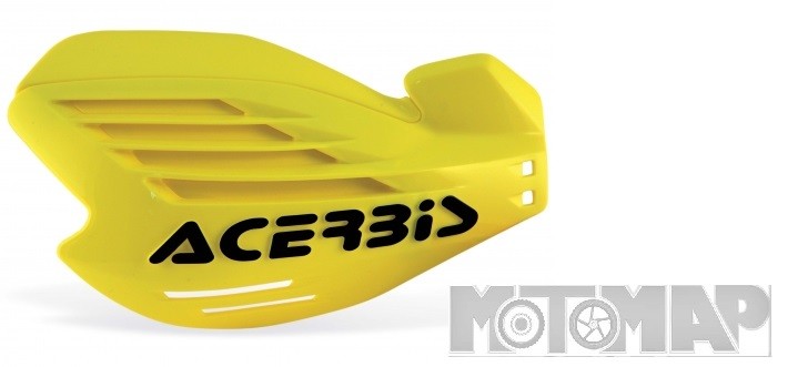 Paramani Acerbis X Force Cross Enduro Motard + Kit Montaggio  Giallo