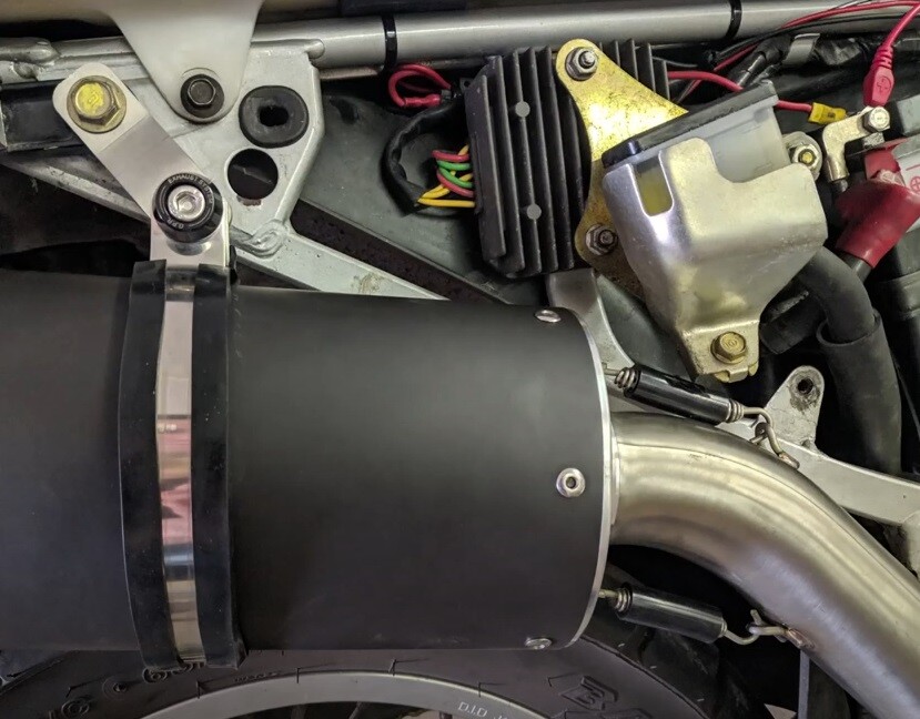 Scarico omologato con raccordo GPR Trioval Per Honda Transalp Xl 600 V 1986/99
