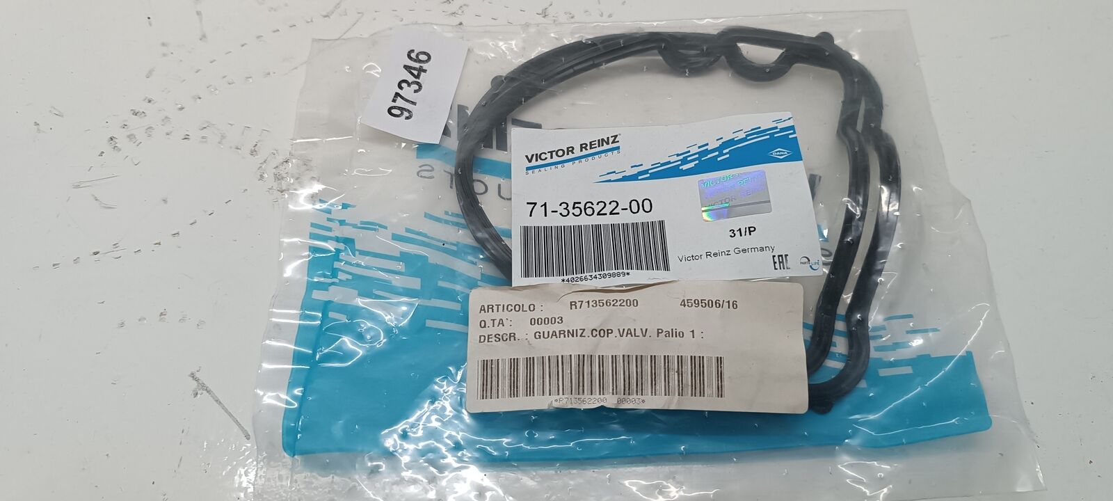 GUARNIZIONE COPERCHIO VALVOLE VALVE COVER GASKET DANA PER FIAT FIORINO PANDA