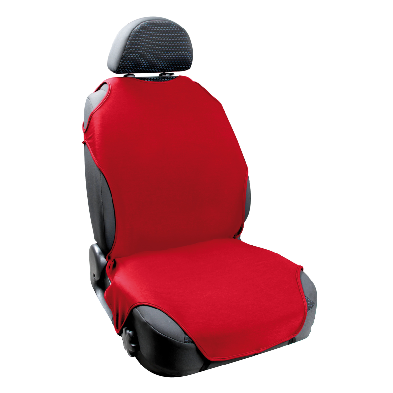 COPRISEDILE ELASTICIZZATO PER AUTO UNIVERSALE ROSSO POLIESTERE COPRISEDIA 1PZ