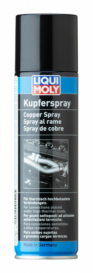 LIQUI MOLY SPRAY AL RAME PER MANUTENZIONE FRENI DISCHI PASTIGLIE AUTO 250 ML