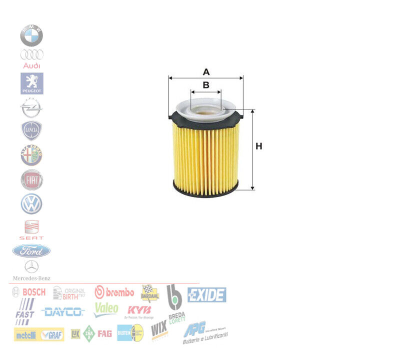 FILTRO OLIO MERCEDES CLASSE A W176 W177 B W247 C W204 C204 W205 CLA C117 E W213