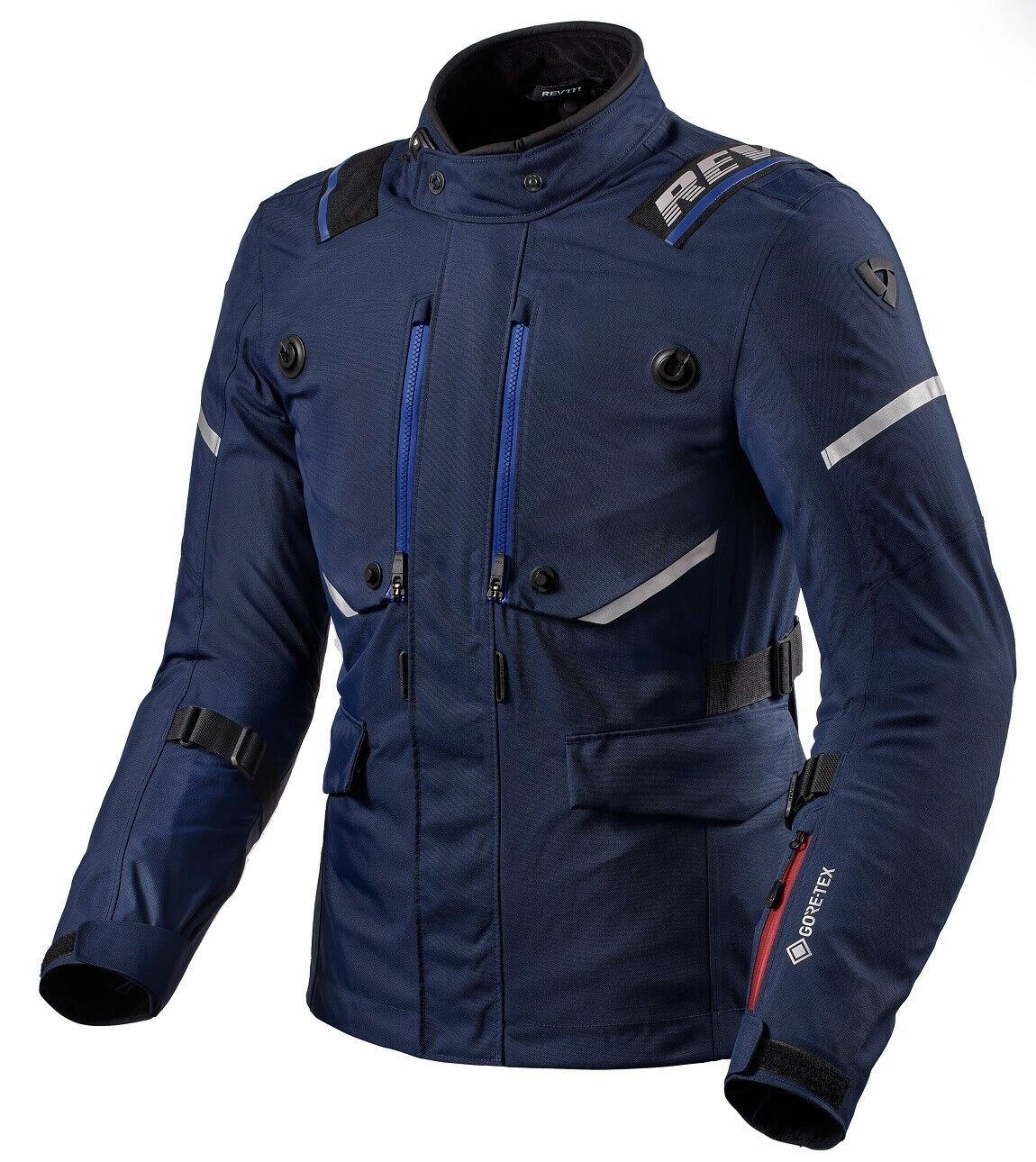 GIACCA JACKET MOTO REV'IT VERTICAL GTX LAMINATA GORE TEX BLU TG 3XL