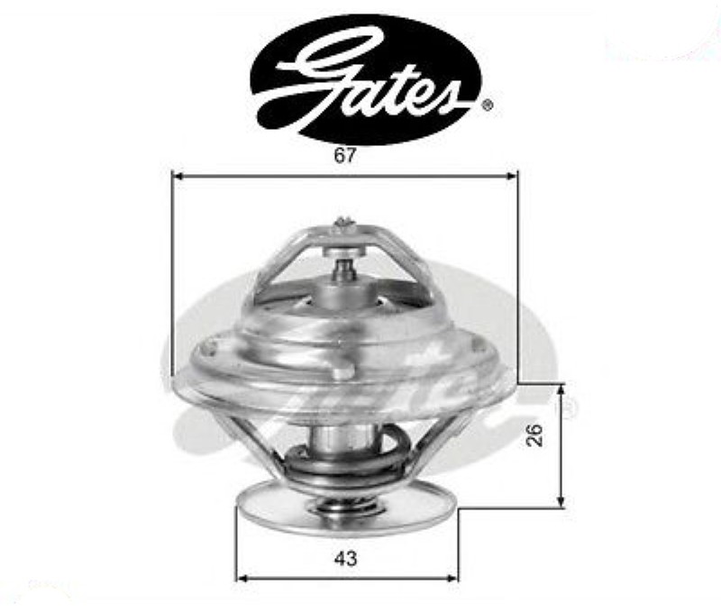 TH05586G1 Termostato, Refrigerante (GATES)