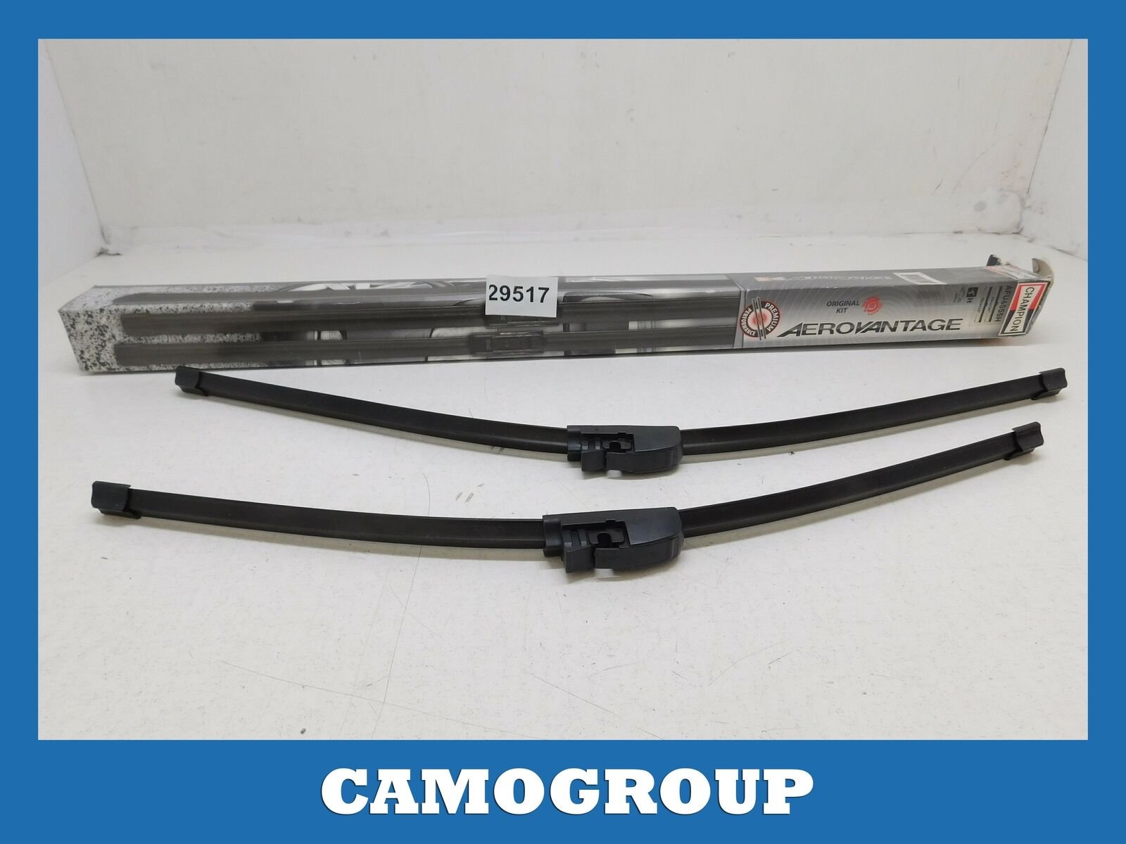 COPPIA SPAZZOLA TERGICRISTALLO COUPLE FRONT WIPER BLADE RENAULT SCENIC AFU6555H