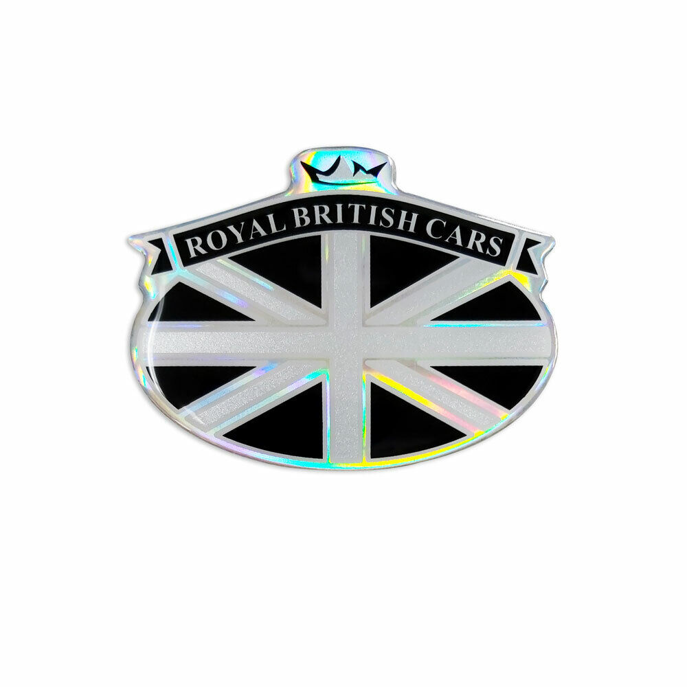 Sticker Adesivo 3D Stemma Royal British Cars HQ