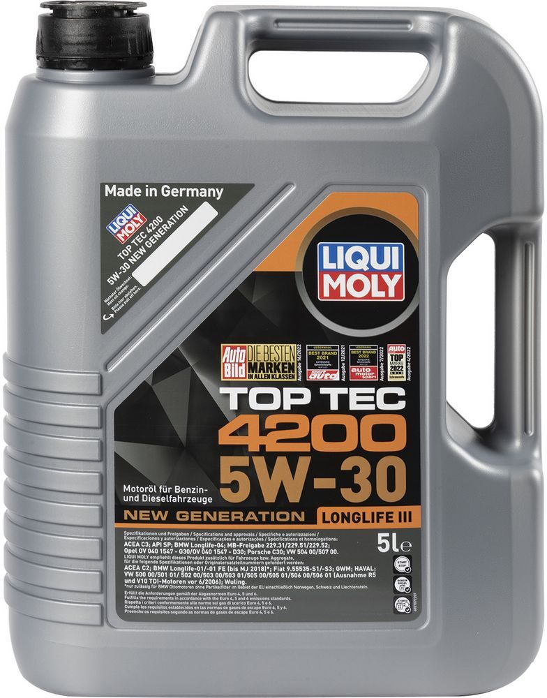 Olio Motore Top Tec 4200 5W-30 5L LIQUI-MOLY