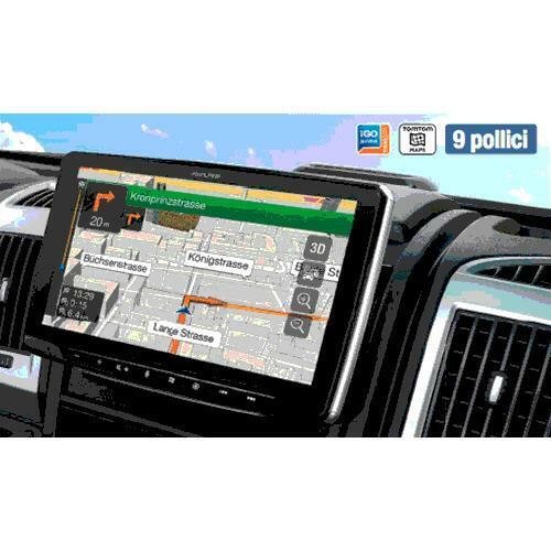Alpine INE-F904DC Halo 9 autoradio multimediale 9" 1 Din con DAB+ mappe TRUCK CA