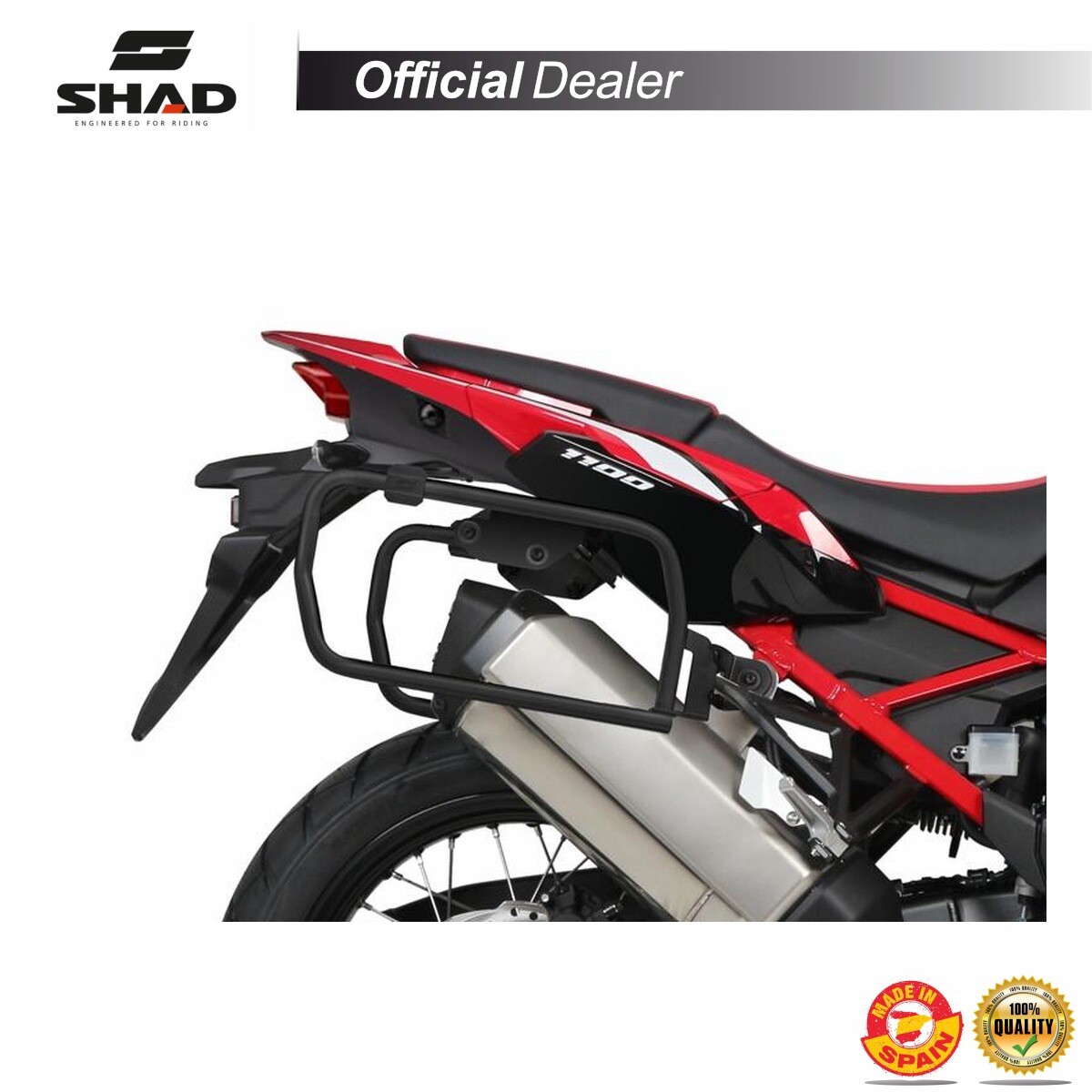 H0CR104P TELAI LATERALI SHAD 4P SYSTEM FOR HONDA AFRICA TWIN 1100 2020-2021
