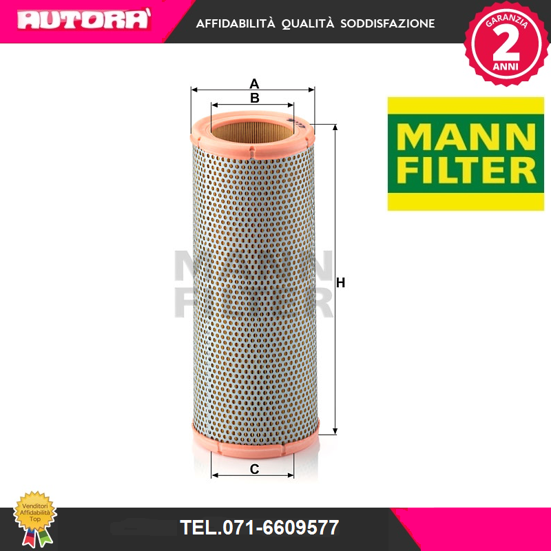 C13109 Filtro aria (MARCA MANN)