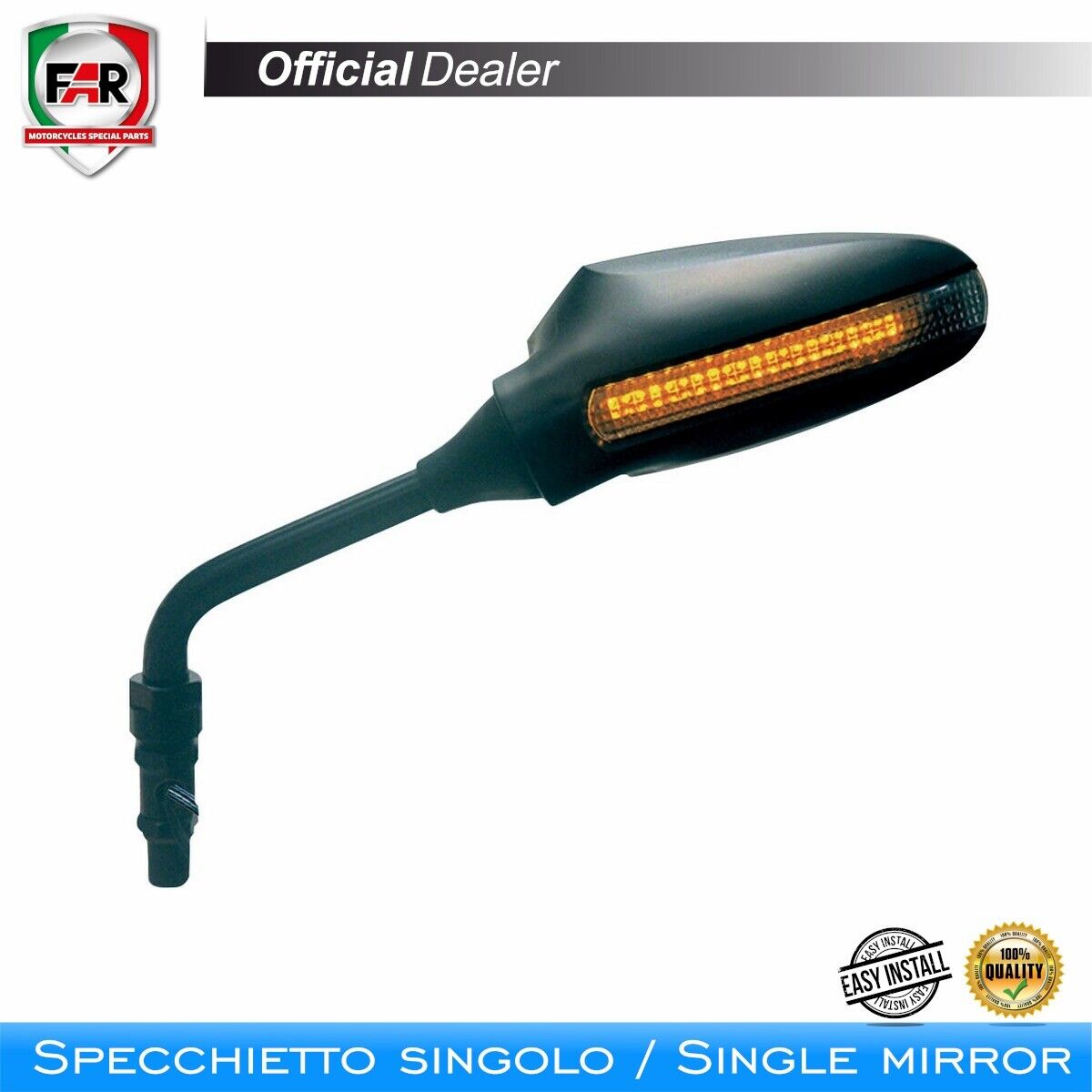 SPECCHIETTO SPECCHIO FAR 6416 DESTRO per Ducati 1100 Hypermotard 2008-2013