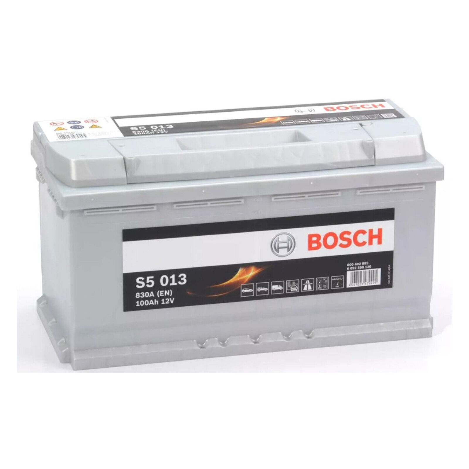 BATTERIA AUTO BOSCH SILVER S5 0092S50130 12V 100Ah 830A MERCEDES
