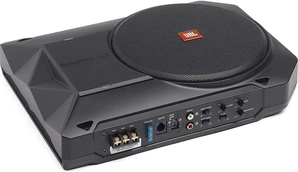 JBl Subwoofer Amplificato Sottosedile BASSPRO SL2 per Auto 125Watt