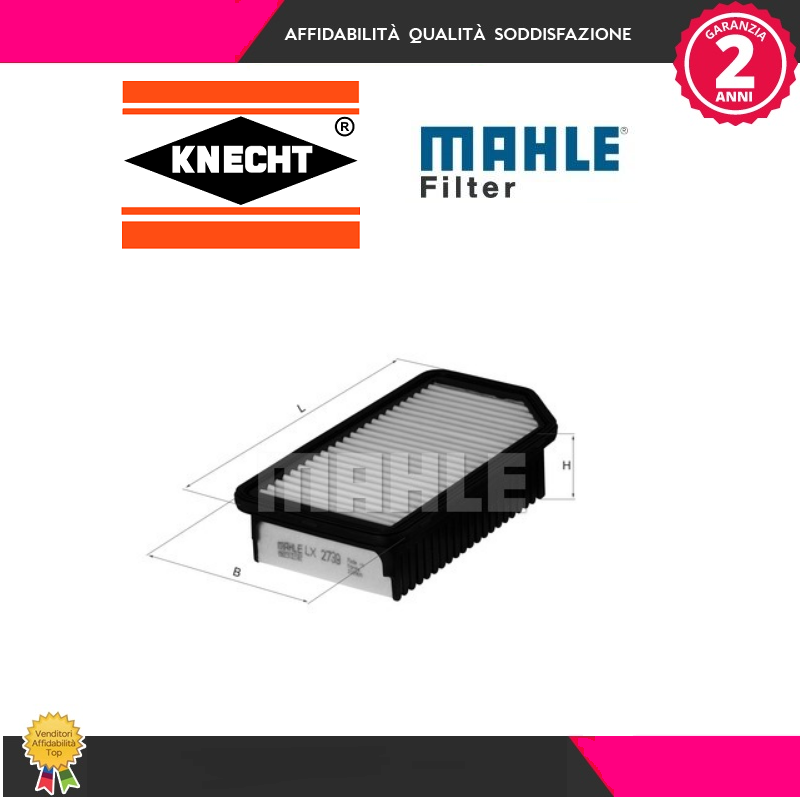 LX2739 Filtro aria (MARCA-KNECHT).