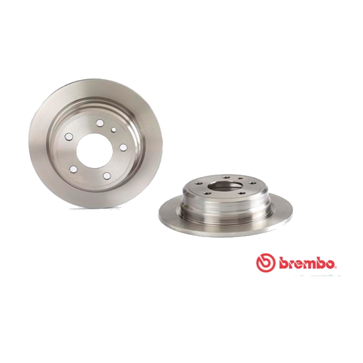 COPPIA DISCHI FRENO POSTERIORE BMW 5 - 6 BREMBO PER 34211121387