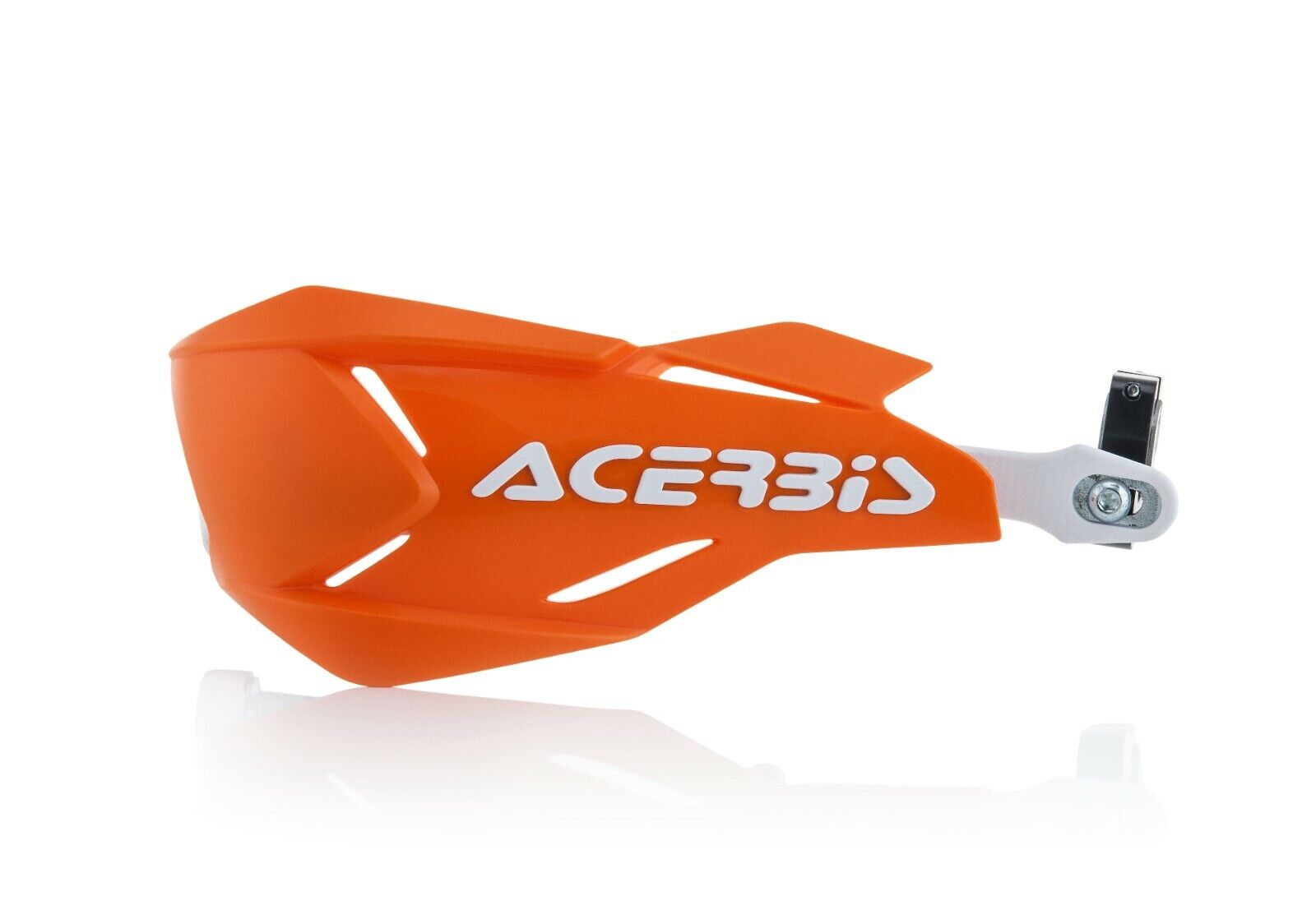 paramani moto enduro Acerbis X-Factory arancio blu con barra in alluminio cross