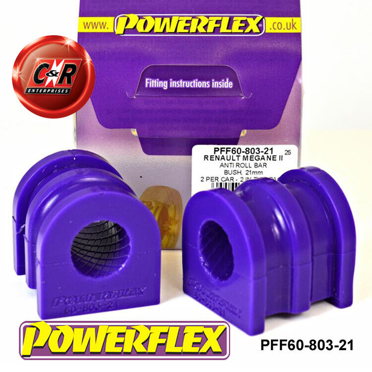 Powerflex Frarb Spazzole 21mm per Renault Megane Rs225 R26 + Cup 02-08