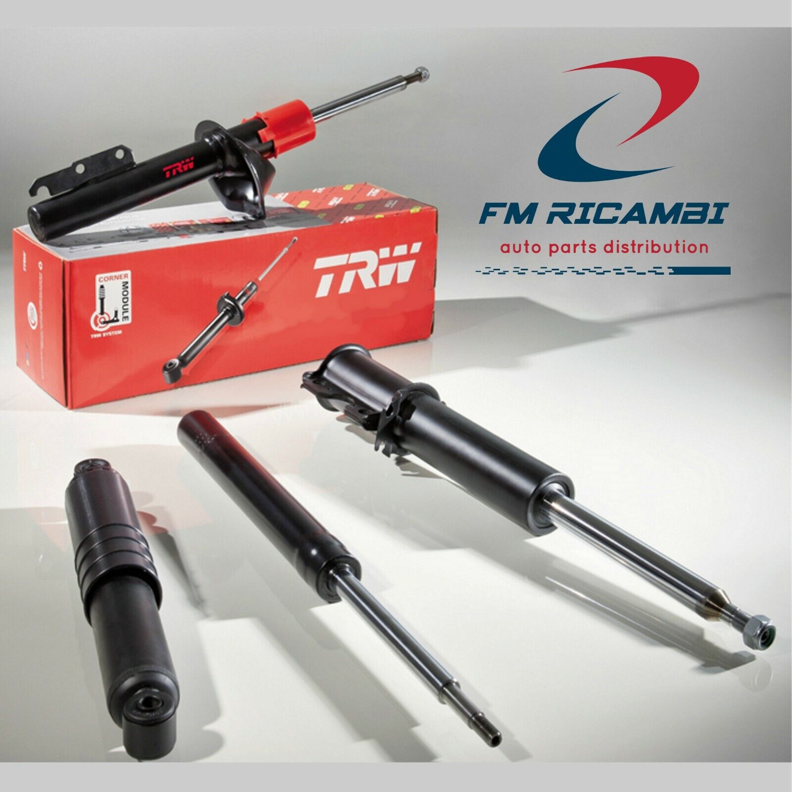 JGT1210T TRW KIT 2 AMMORTIZZATORI POSTERIORI RENAULT CLIO 12>
