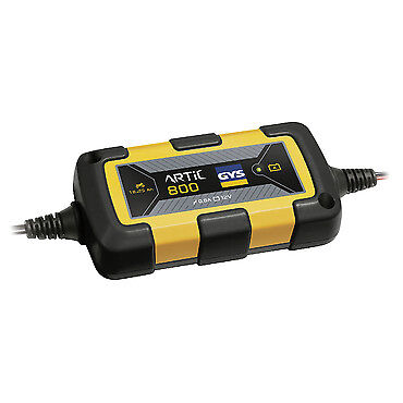 Caricabatterie Carica batteria Moto 7V GYS 0,8A 029569 1.6 a 25 Ah ARTIC 800
