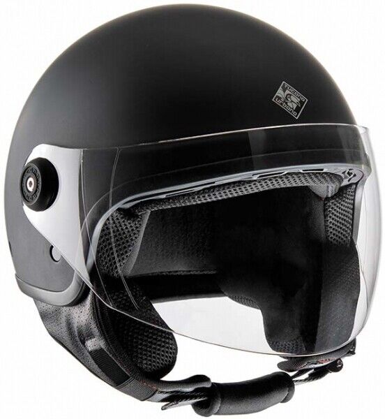 Casco Demi-Jet Tucano Urbano El Jettin Nero Opaco Taglia S