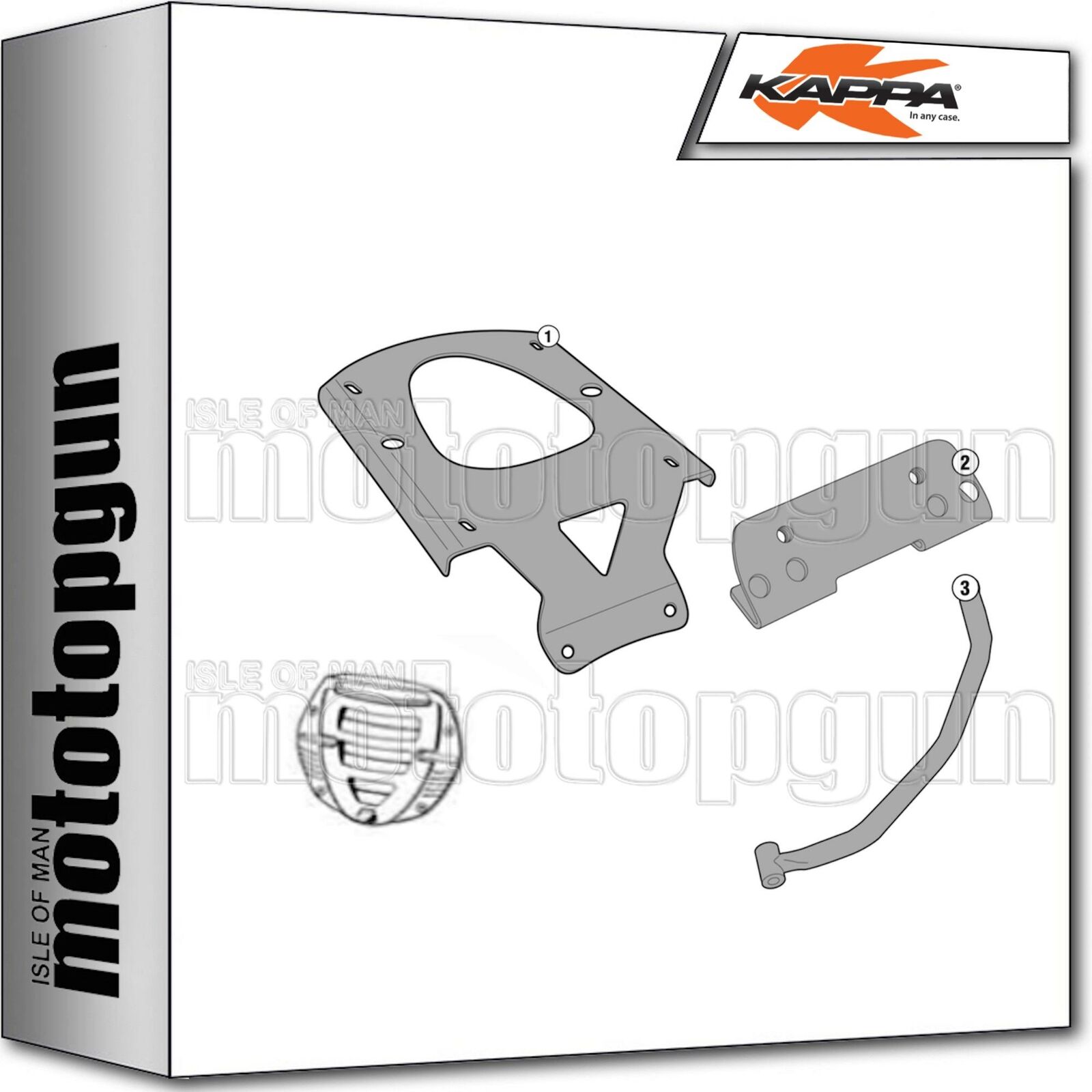 KAPPA ATTACCO POSTERIORE MONOLOCK BMW R 1200 R 2011 11 2012 12 2013 13 2014 14