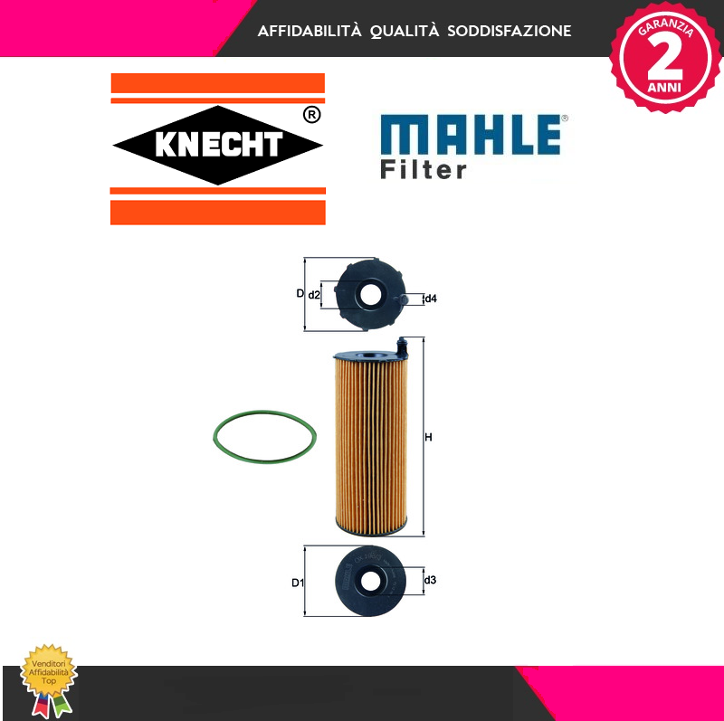 OX1963D Filtro olio (MARCA-KNECHT)