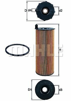 Filtro olio  MAHLE ORIGINAL OX196/1D AUDI VW