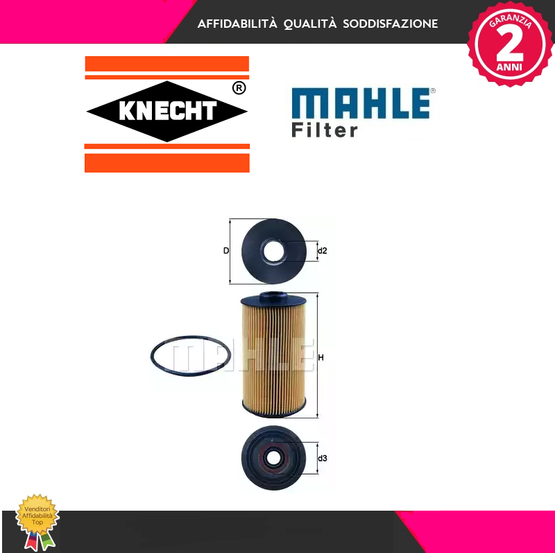 OX1521D Filtro olio (MARCA-KNECHT)