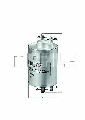 Filtro carburante MERCEDES CLASSE  C C180 200 SLK CLK KOMPRESSOR MAHLE KL82