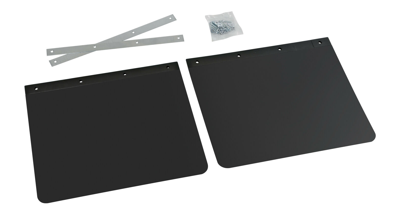 COPPIA PARASPRUZZI CAMION IN PVC NERO - CM 40X30 LAMPA