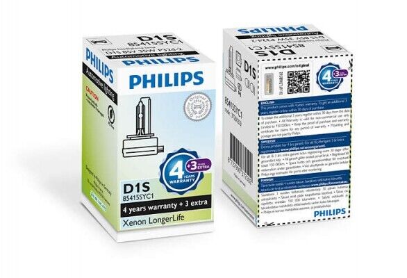 Philips D1S Warranty 85V35W PK32d-2 C1