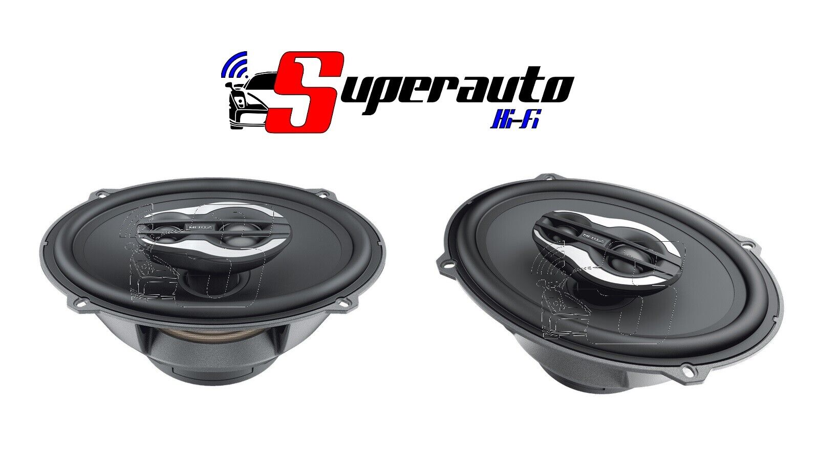 Hertz MPX 690 PRO mille Coppia Coassiali 3 vie 6 x 9 Altoparlanti Auto casse