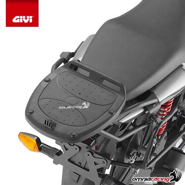 Rear rack Givi top cases Monolock Honda CB125F 2021-2022