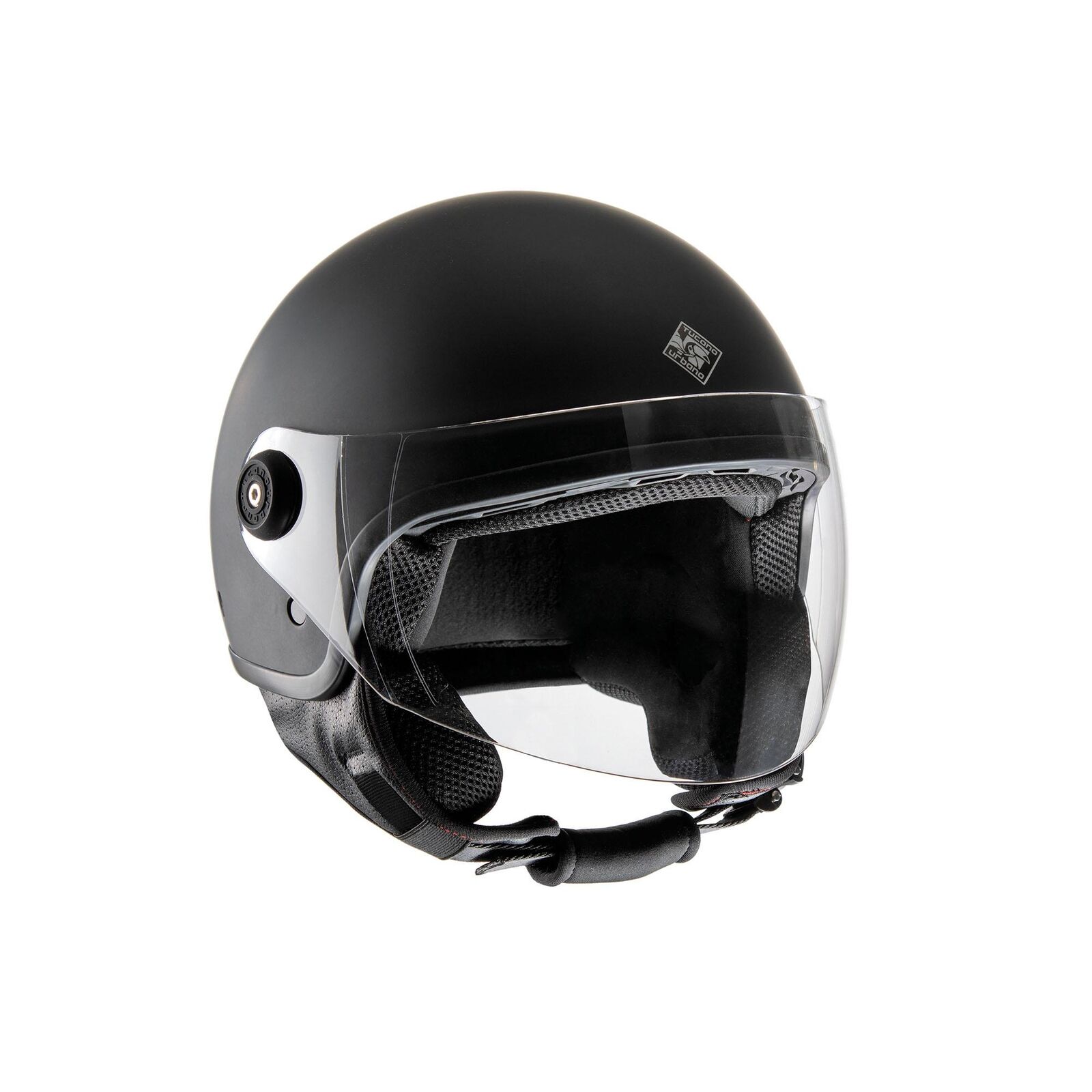 CASCO TUCANO DEMI–JET EL JETTIN GRIGIO CARBONE OPACO TAGLIA M