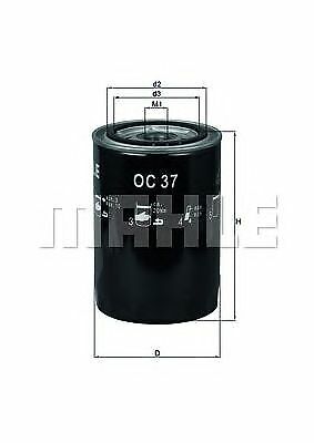 Filtro olio  MAHLE ORIGINAL OC37 AEBI ALFA ROMEO CASE IH DAEWOO FORD GAZ LAND RO