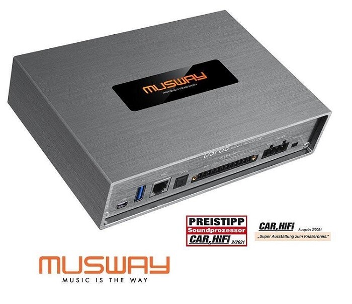 Tune 12 Musway Processore HI-End 12 Canali con controllo da pc / app -  - Musway