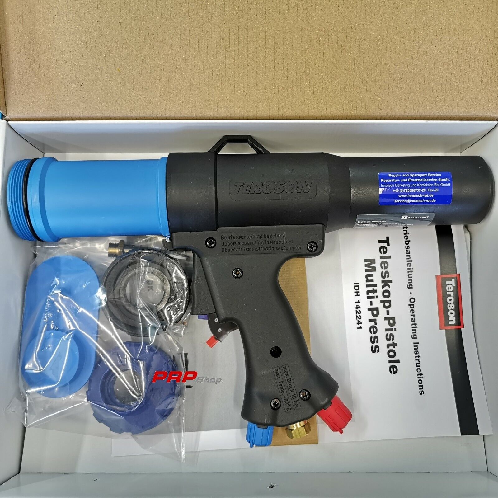 Teroson Pistola Pneumatica Sigillanti A Spruzzo Multi-Press Telescopic 142241