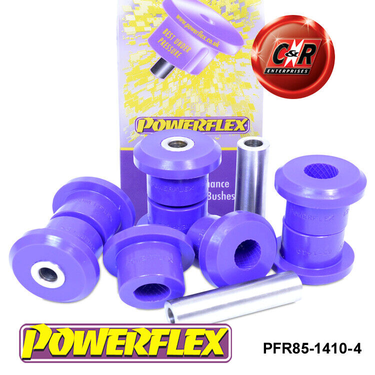 Powerflex Posteriore Balestra Spazzole Per VW Caddy Mk3 2K (04 Su) PFR85-1410-4