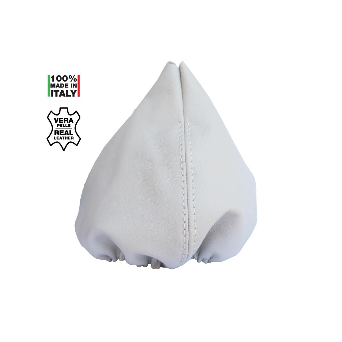Cuffia cambio 500 beige Specicica per in vera pelle, made