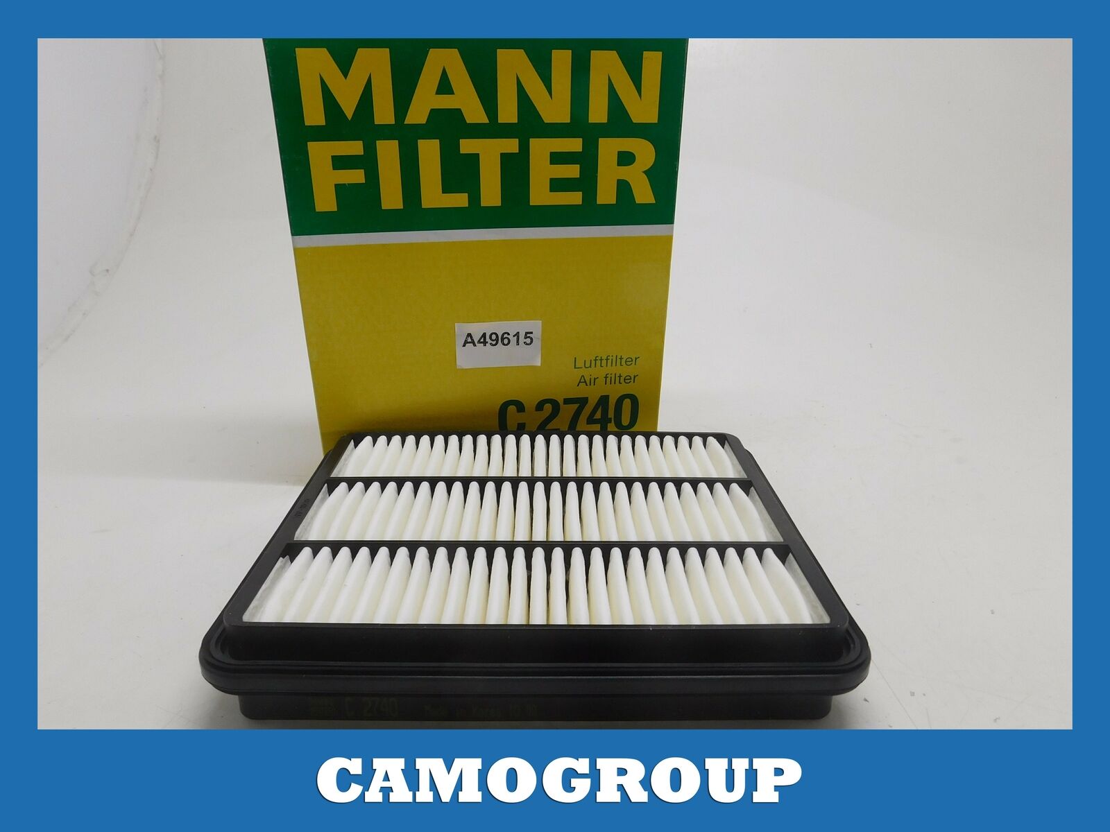 FILTRO ARIA AIR FILTER MANN FILTER PER CHEVROLET EPICA 2.0 2007 C2740