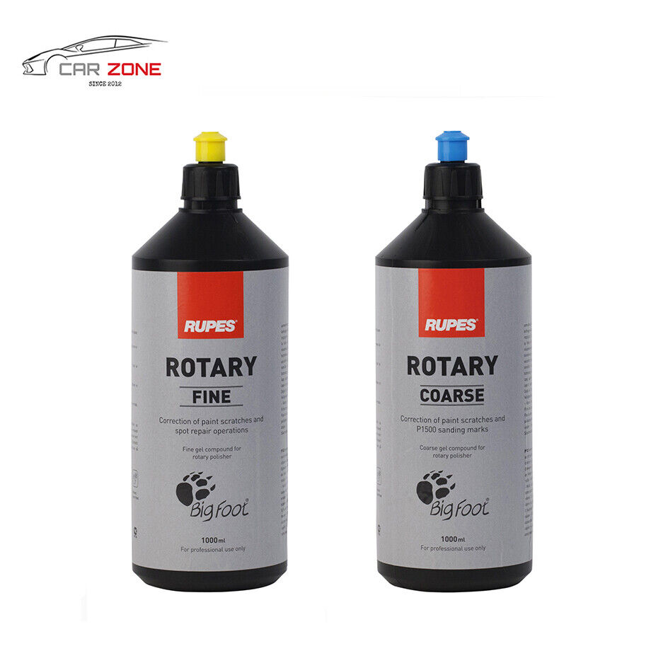 RUPES Rotary Coarse + Rupes Rotary Fine Paste Lucidanti (2x 1 litro) Big Foot