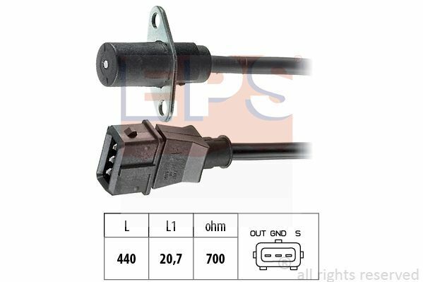 SENSORE VELOCITÀ MOTORE FIAT 500 600 PANDA PALIO FAE 79003 FIAT 46445731