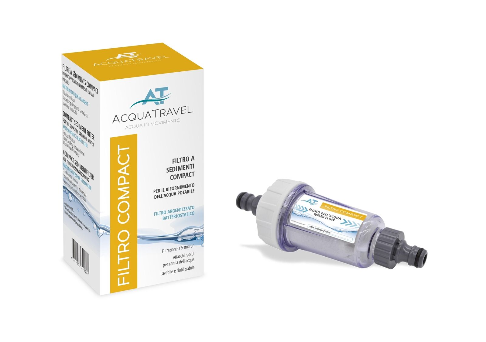 FILTRO A SEDIMENTI PER ACQUA POTABILE COMPACT