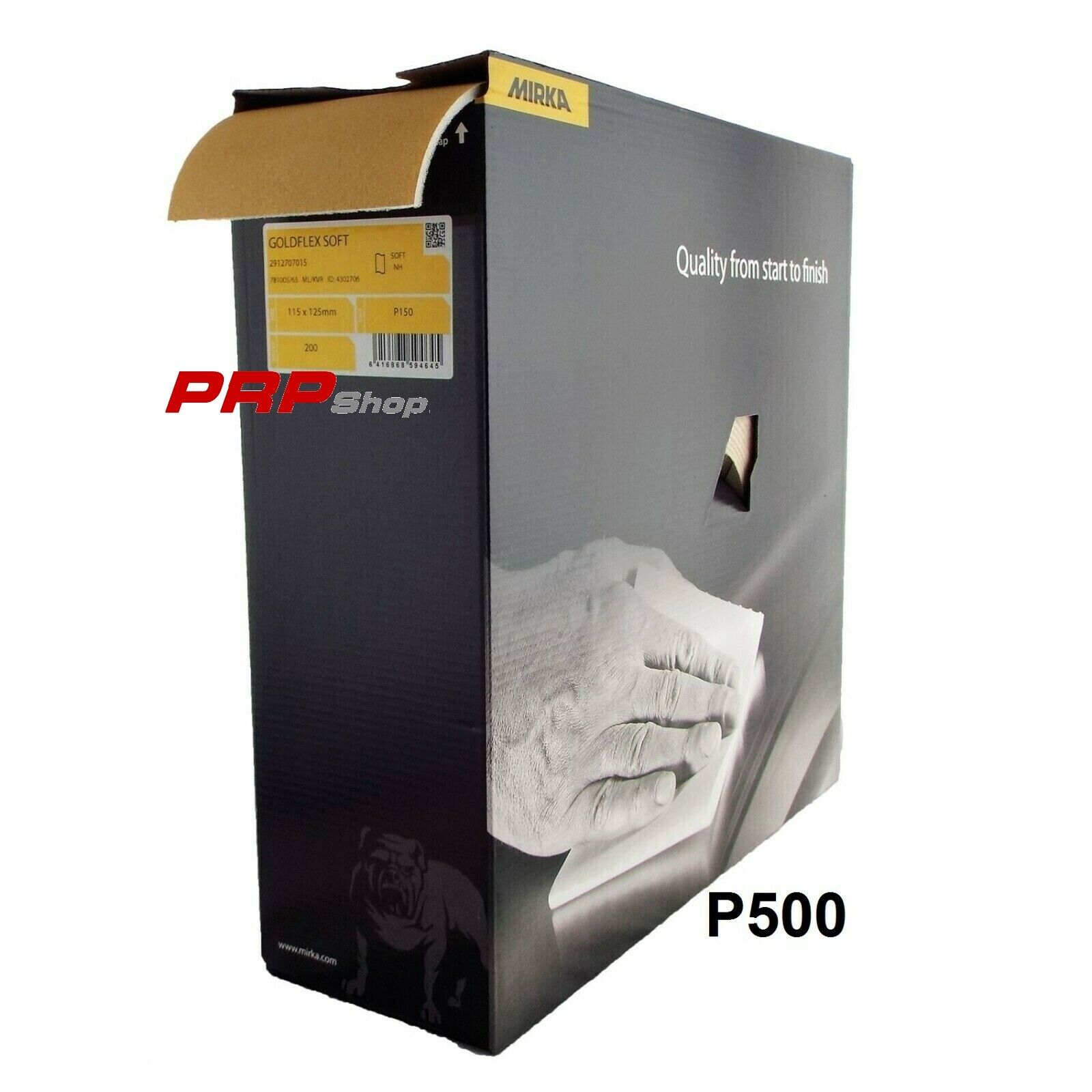 mirka - ABRASIVO - ROTOLI - MIRKA ROTOLO GOLDFLEX SOFT MIRKA P500 115X125