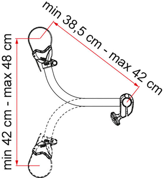 BRACCETTO PER CARRY-BIKE BIKE BLOCK PRO S3 07215B01A