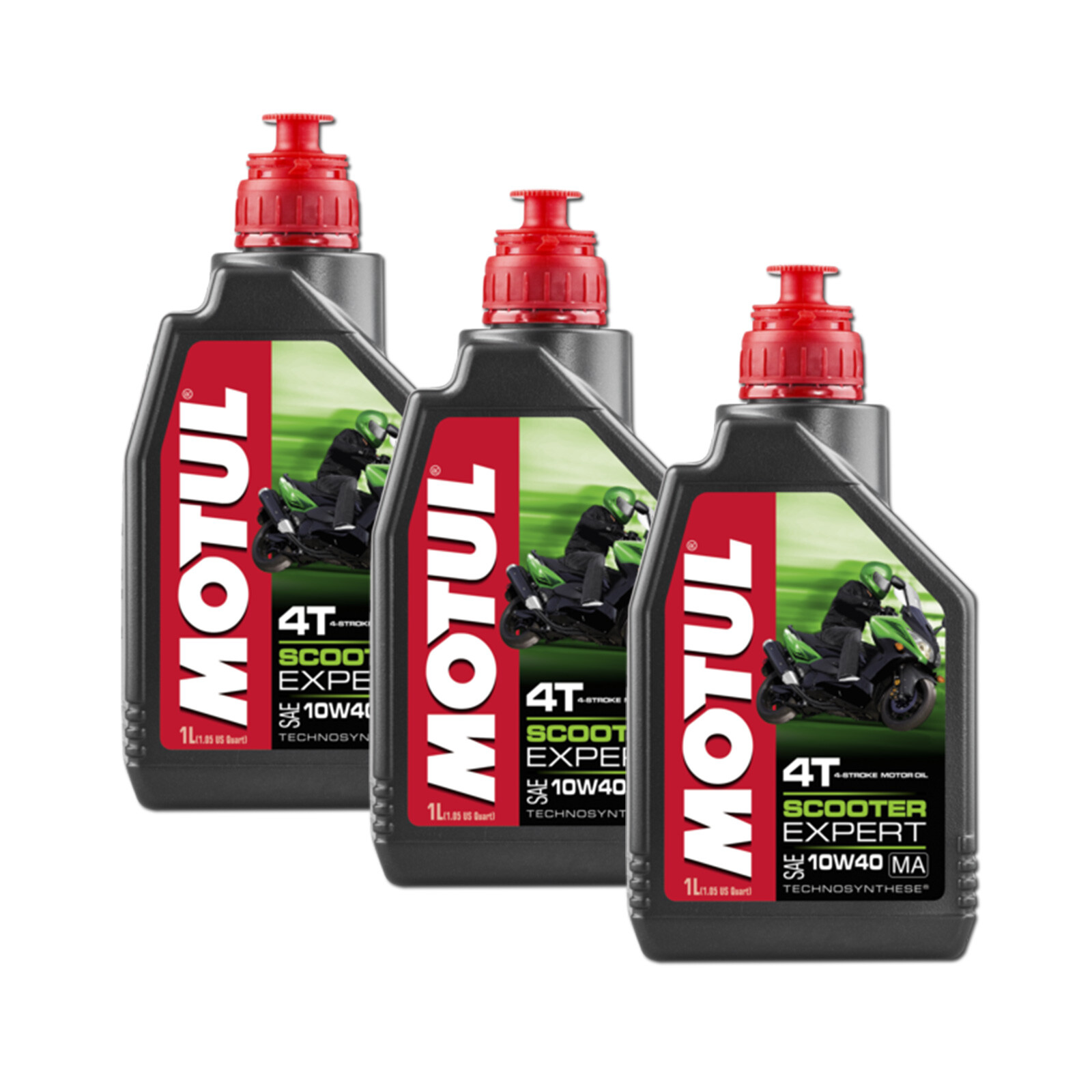 OLIO MOTORE MOTUL SCOOTER EXPERT 4T 10W-40 MA SAE 10W40 3 LT 100% SINTETICO 3LT