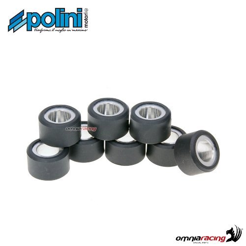Polini variator rollers size 20x13 weight 8,9 gr. kit of 8 rollers