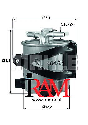 * FILTRO CARBURANTE KNECHT - KLH 44/25 -